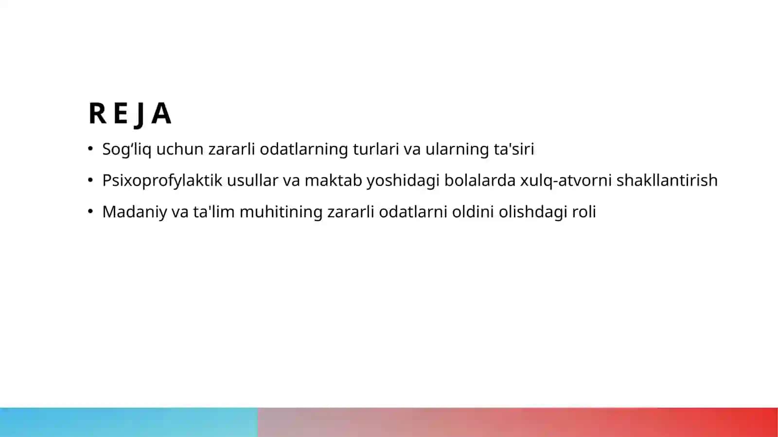 Maktab õquvchilarining sogʻliq uchun zararli odatlari psixoprafilakasi 2