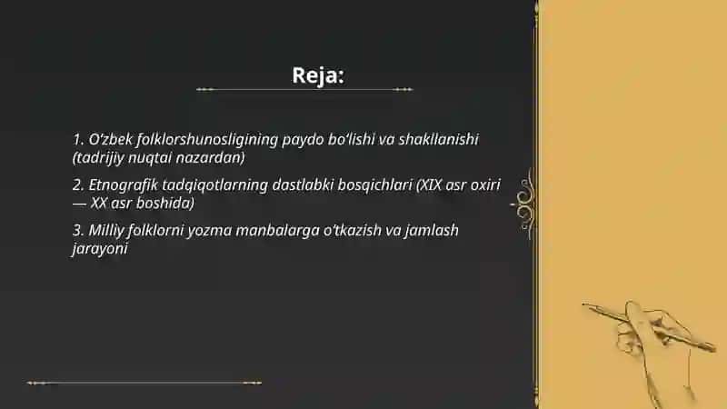 Oʻzbek folklorshunosligining tadrijiy taraqqiyoti 2