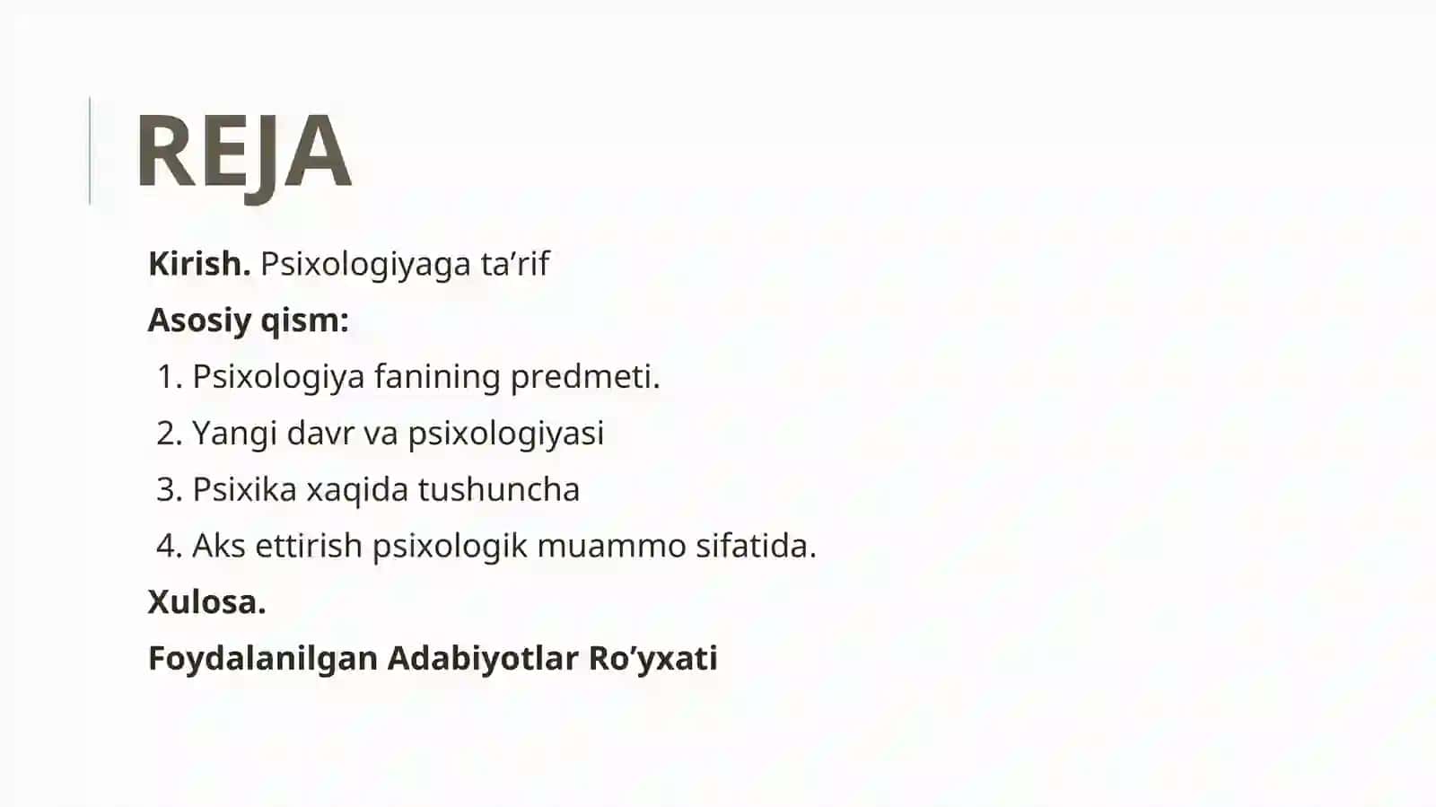 Psixologiya fanining xususiy metodologik tadqiqotlari maqsad va vazifalari 2