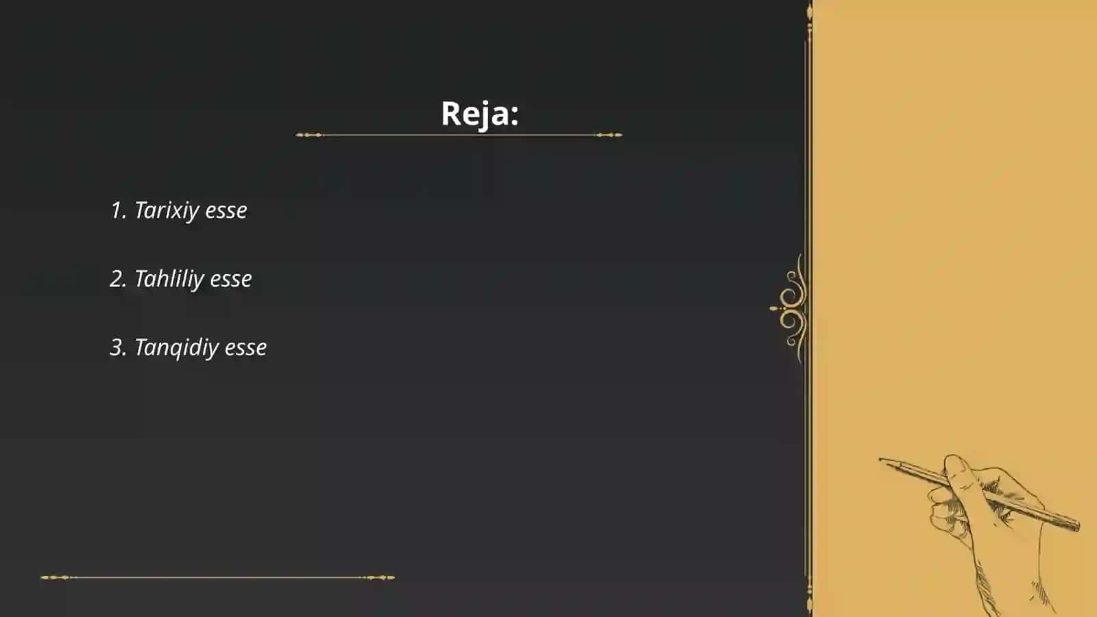 Tarixiy esse 2