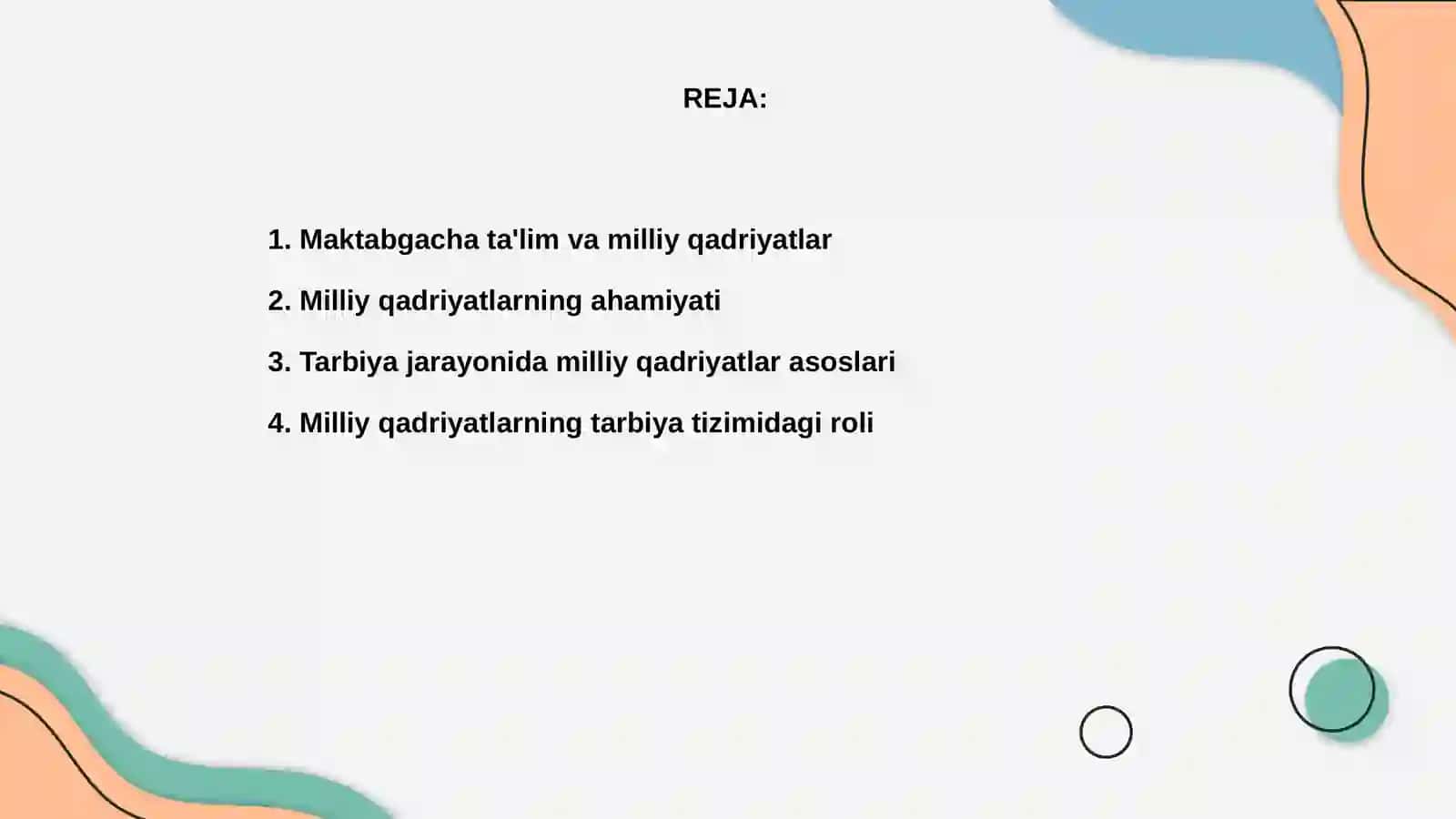Maktabgacha ta'lim jarayonida milliy qadriyatlar asosida tarbiya berish 2