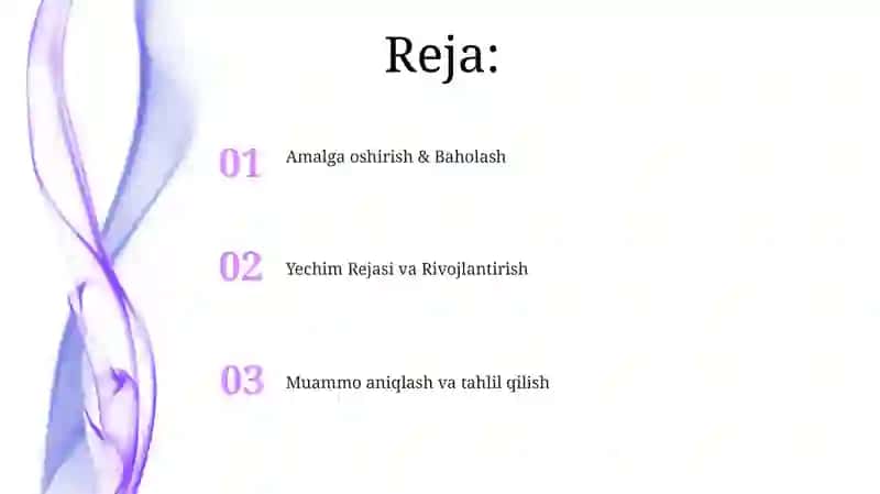 Yechim Rejasi va Rivojlantirish 2
