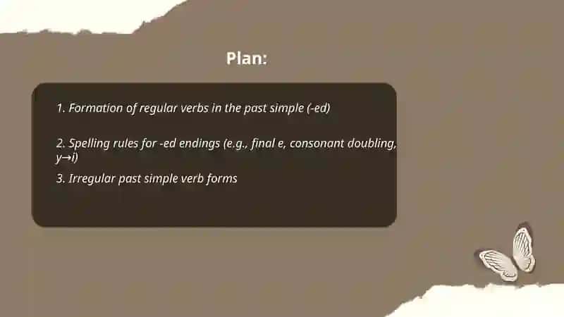 Past simple 2
