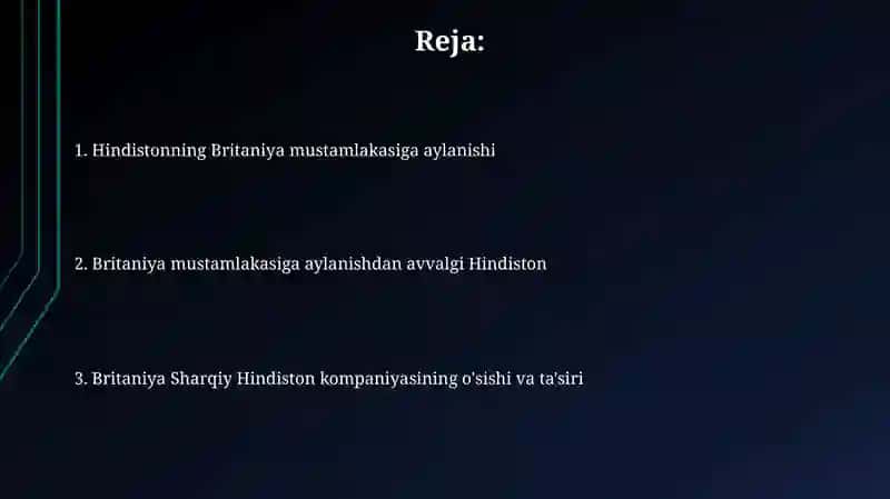 Hindistonning buyuk britaniya mustamlakasiga aylanishi 2