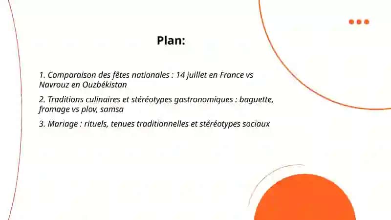 Lan comparaison des traditions francaises et ouzbekes. Les stereotypes 2