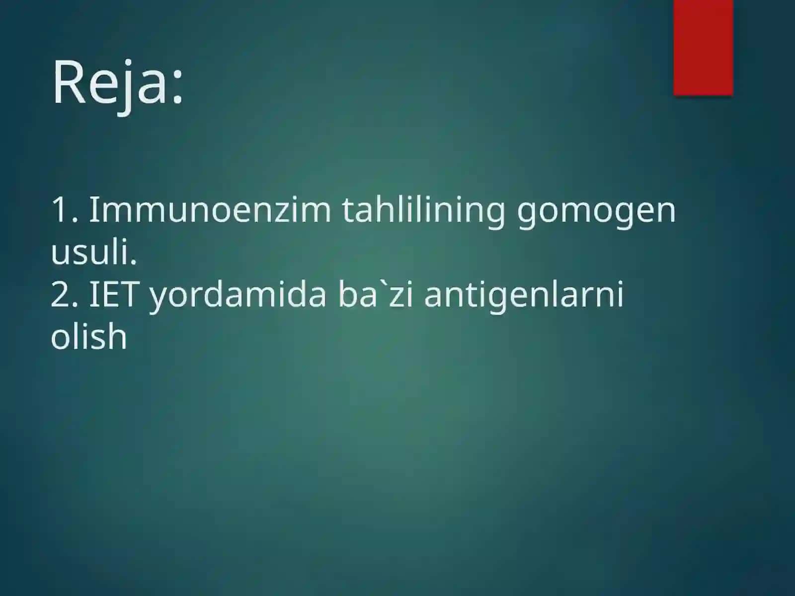 immunoenzim tahlilining gomogen usuli 2