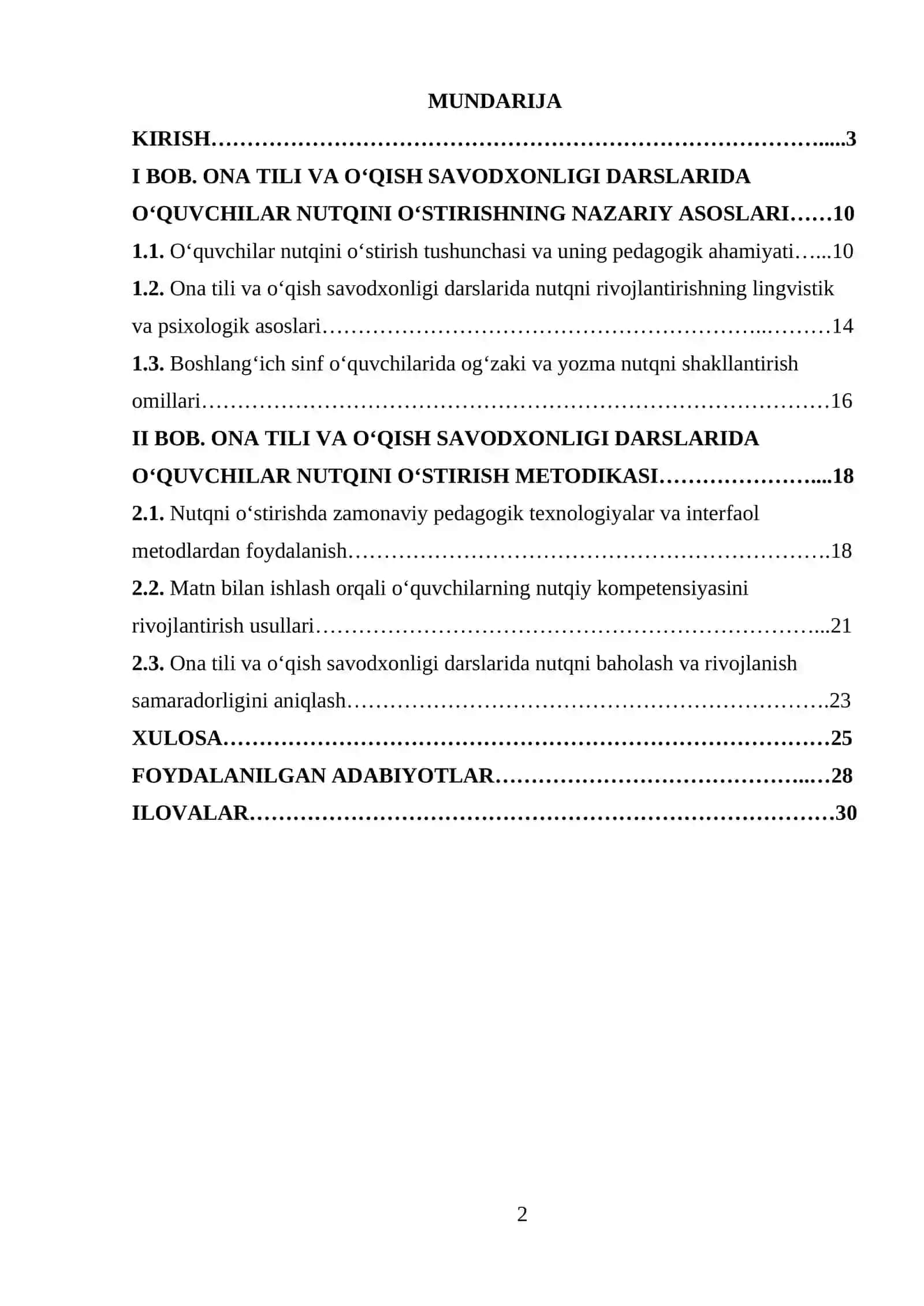 Ona tili o‘qish savodxonligi darslarida o‘quvchilar nutqini o‘stirish 2