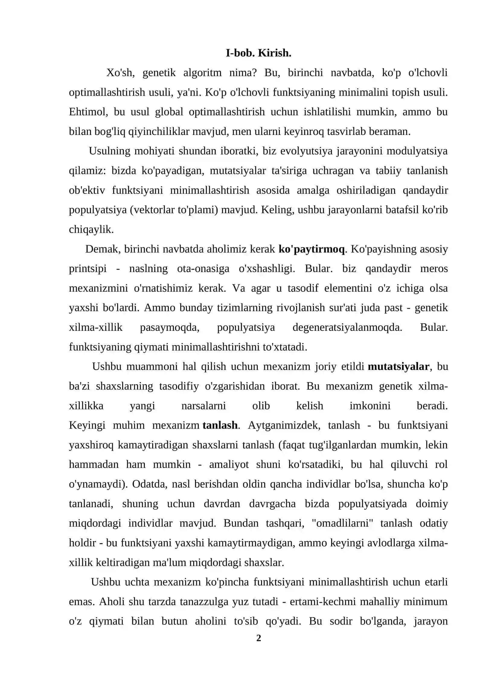 GENETIK ALGORITMLARb 2