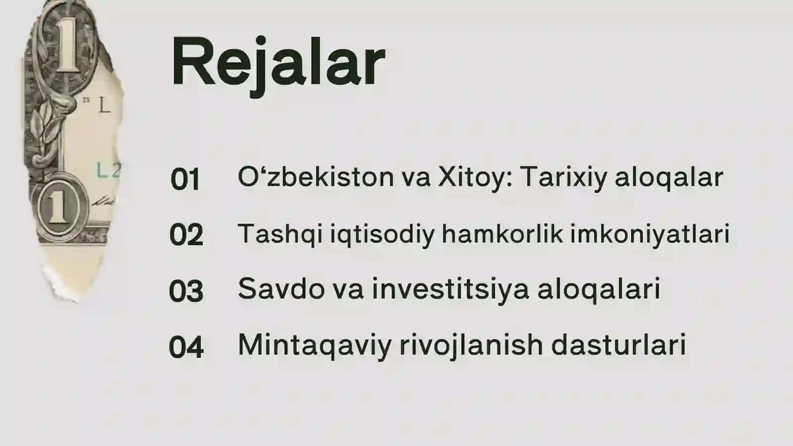 Oʻzbekiston va Xitoy 2