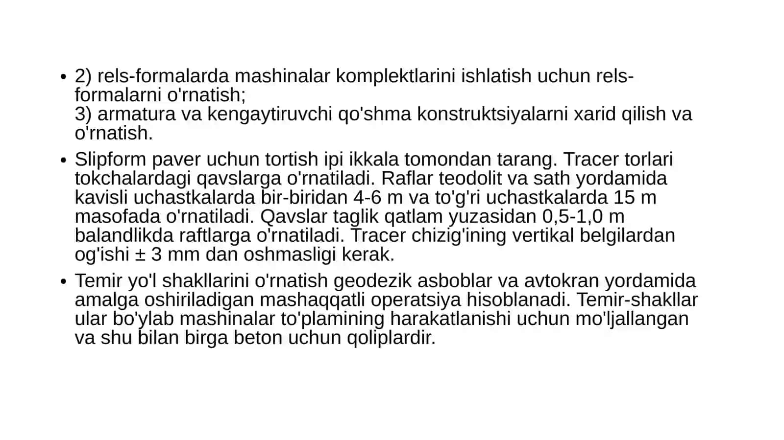 Beton Aralashmalarini Yotqizish va zichlash mashinalari 2