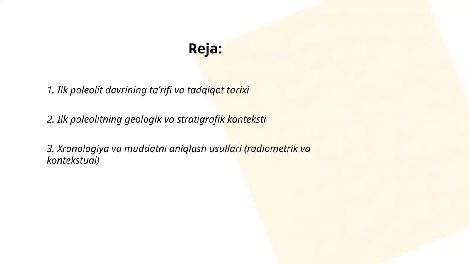Ilk paleolit davri arxeologiyasi 2