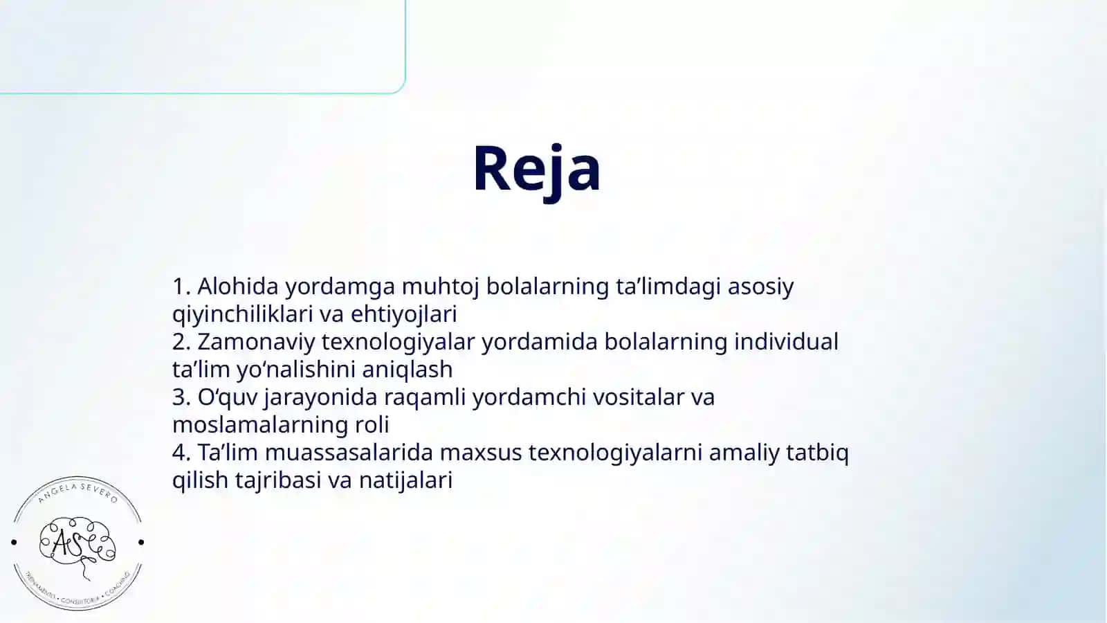 TA'LIM TASHKILOTLARIDA ALOHIDA YORDAMGA MUHTOJ BOLALARNI TAʼLIM OLISHINI QOʻLLAB QUVVATLASH TEXNALOGIYALARI 2