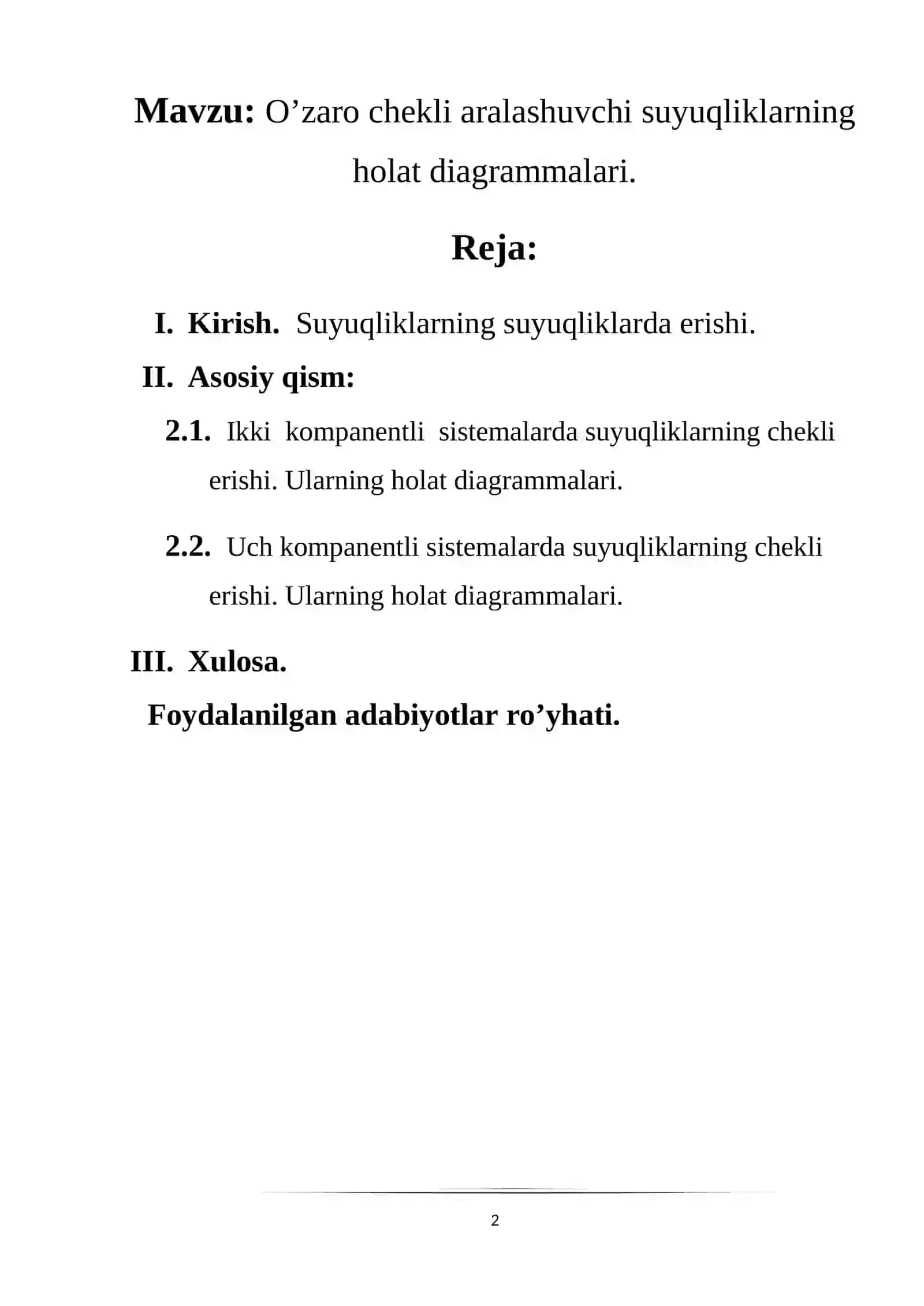 Fizikaviy kimyo fanidan yozgan 2