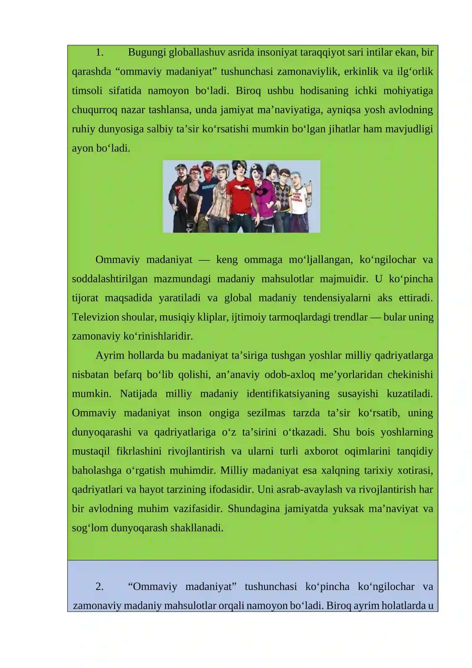 KREATIV PEDAGOGIKAGA OID KEYSLAR 2