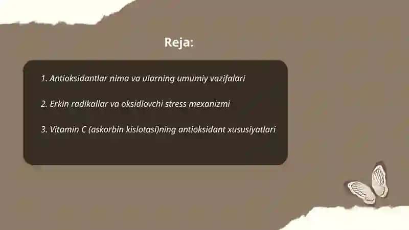Antioksidantlar 2