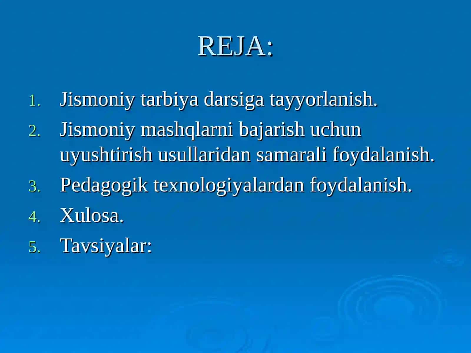 Jismoniy Tarbiya Darsini O'tish Pedagogik Texnologiyalardan Samarali Foydalanish 2