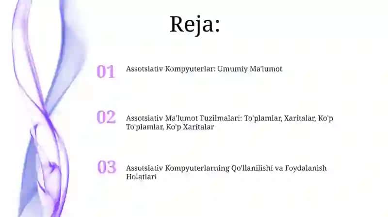 Assotsiativ Kompyuterlar: Umumiy Ma'lumot 2