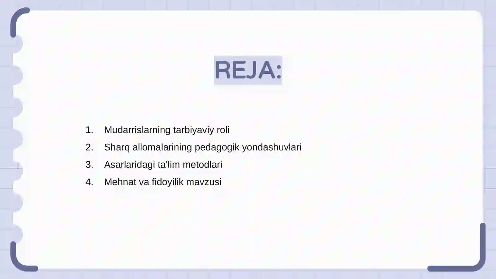 Sharq allomalarining asarlarida mudarrislar mehnati to‘g‘risida ilg‘or pedagogik fikrlar 2