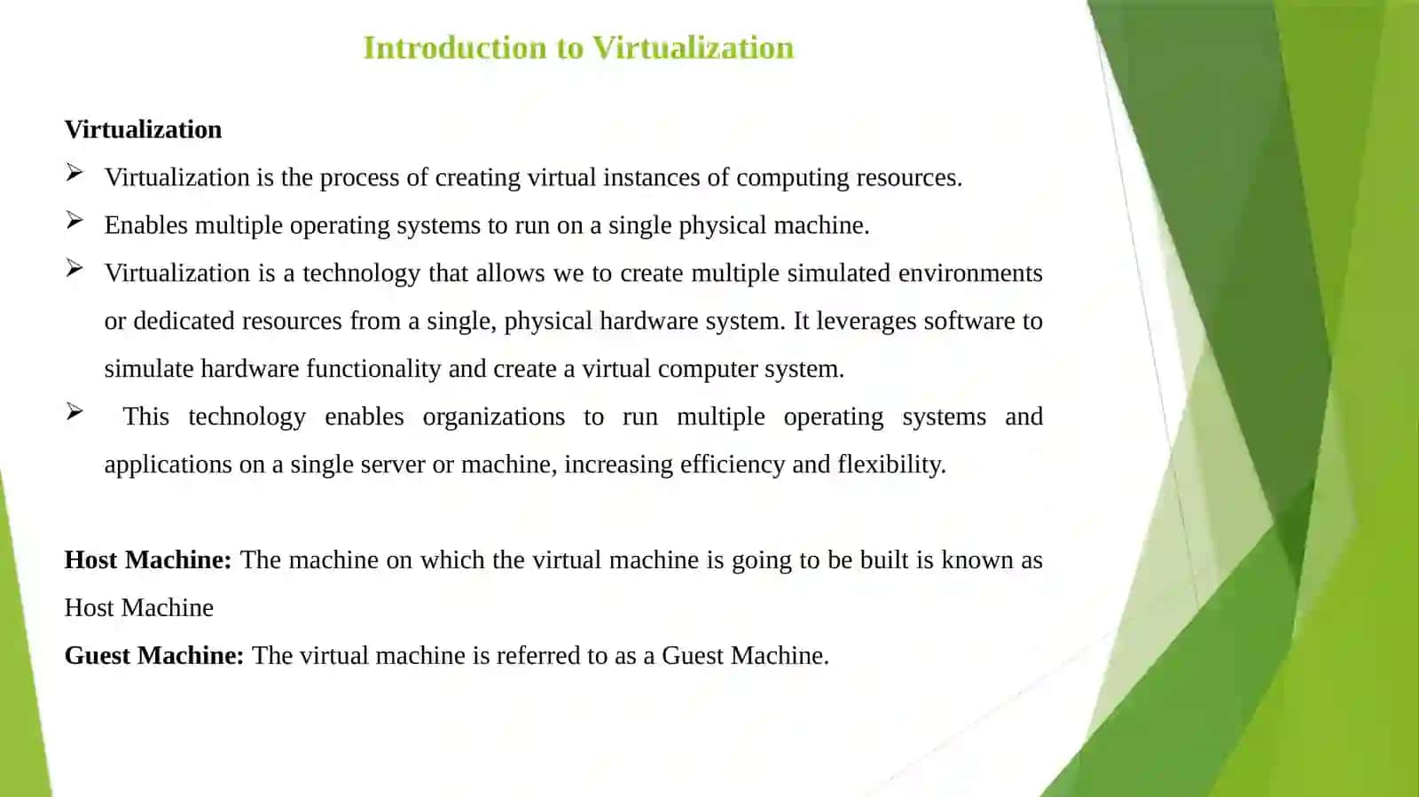 Cloud Resource Virtualization 2