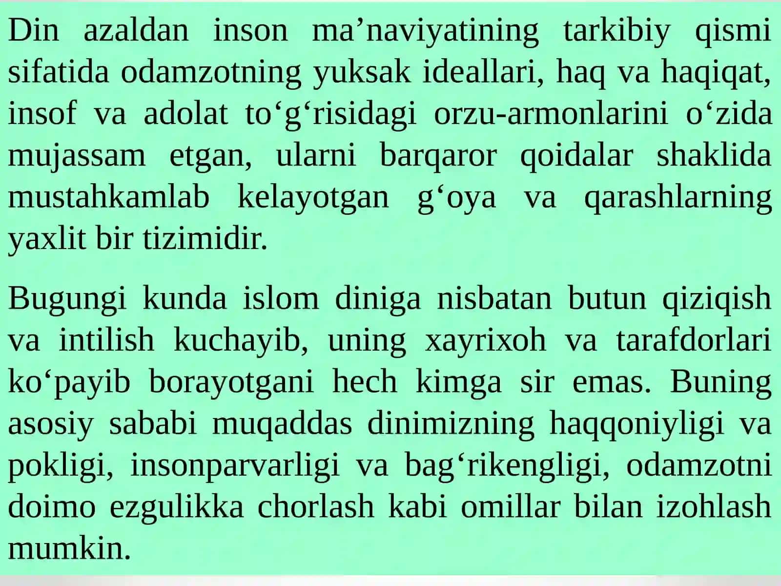 Yangidiniy ta’limotlar va sektalar 2