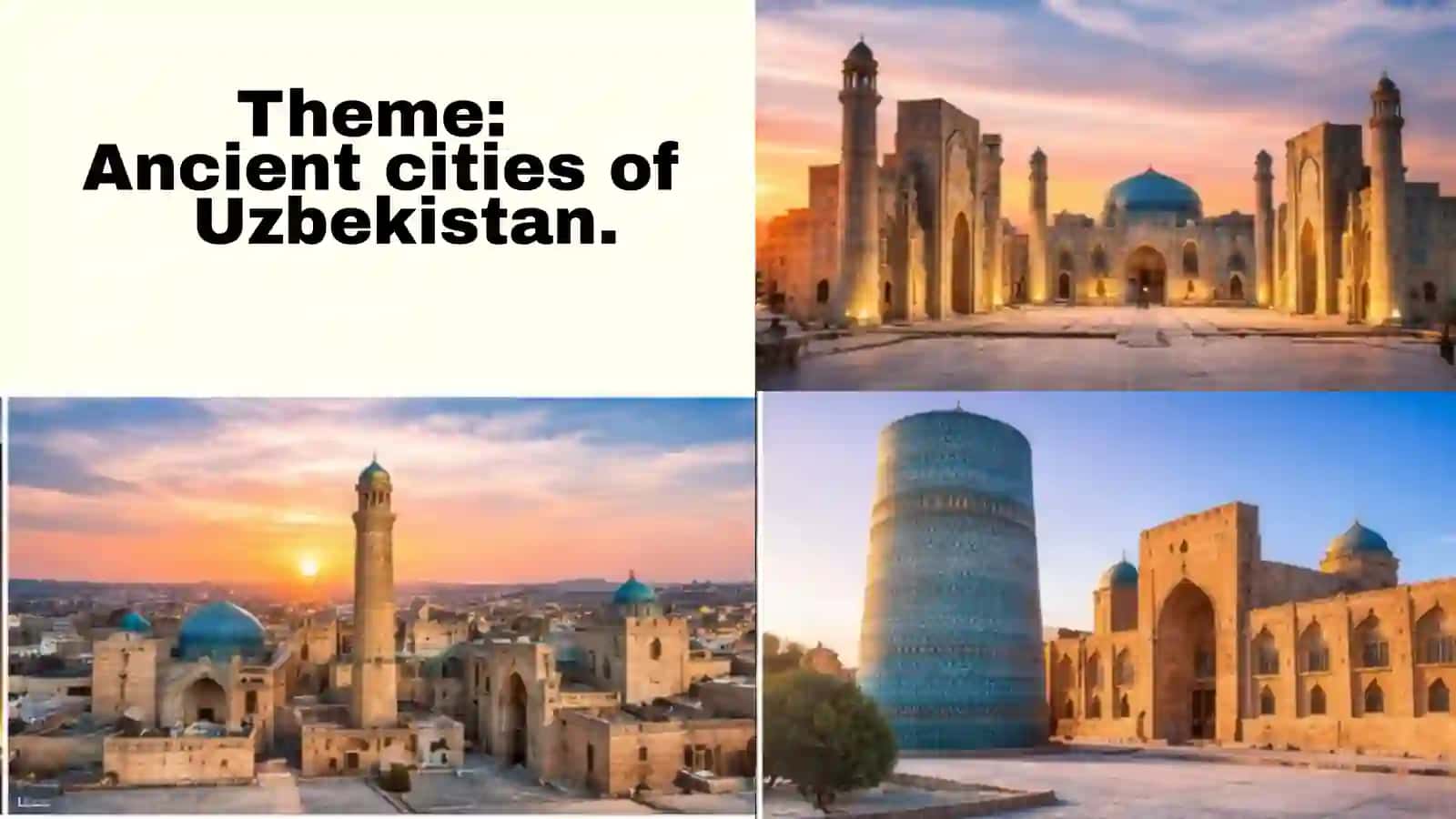 Ancient cities of Uzbekistan 2