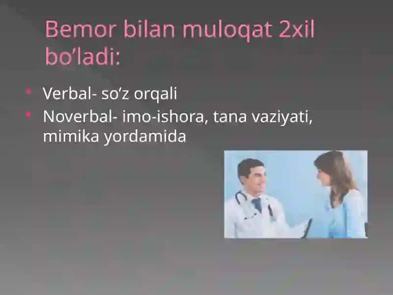 Osiyoxalqar ouniversiteti klinik oldi fanlari kafedrasi Bioetika fani 2