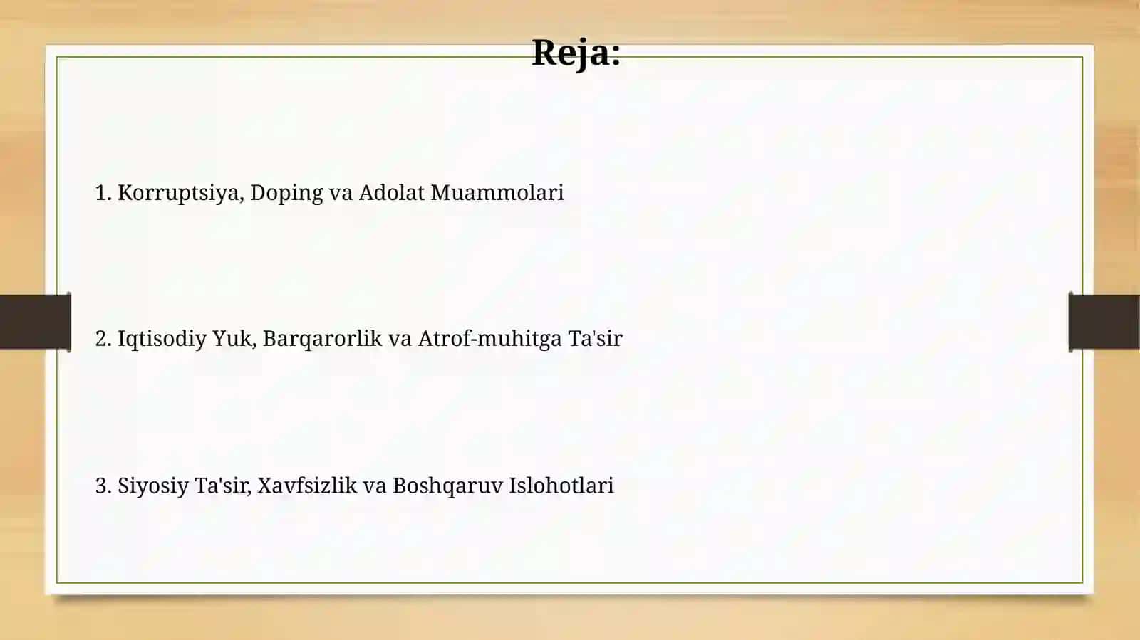 Zamonaviy Olimpiya harakatining dolzarb muammolari 2