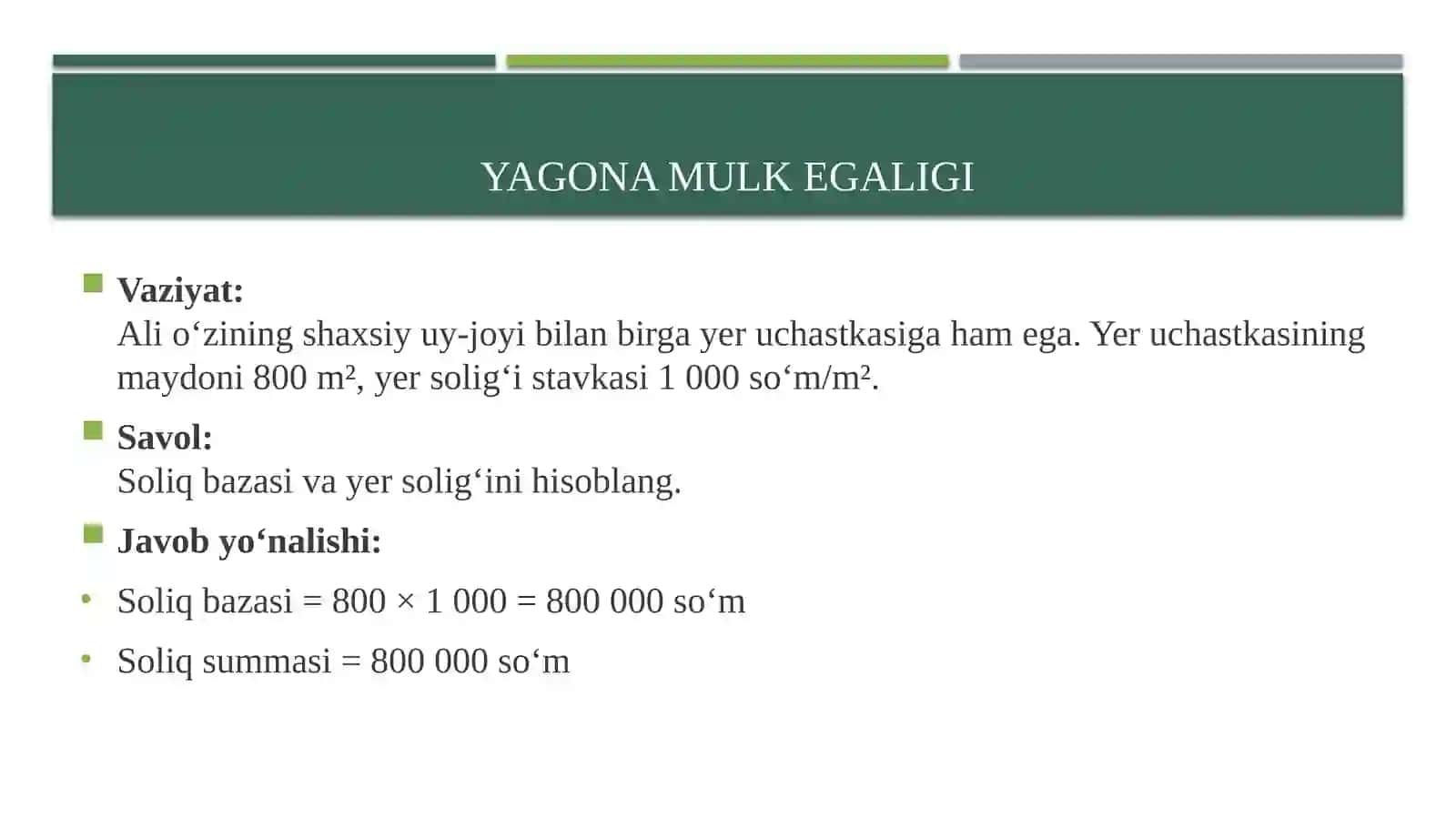 Yer solig’ini hisoblashda soliq bazasini aniqlash tartibi 2
