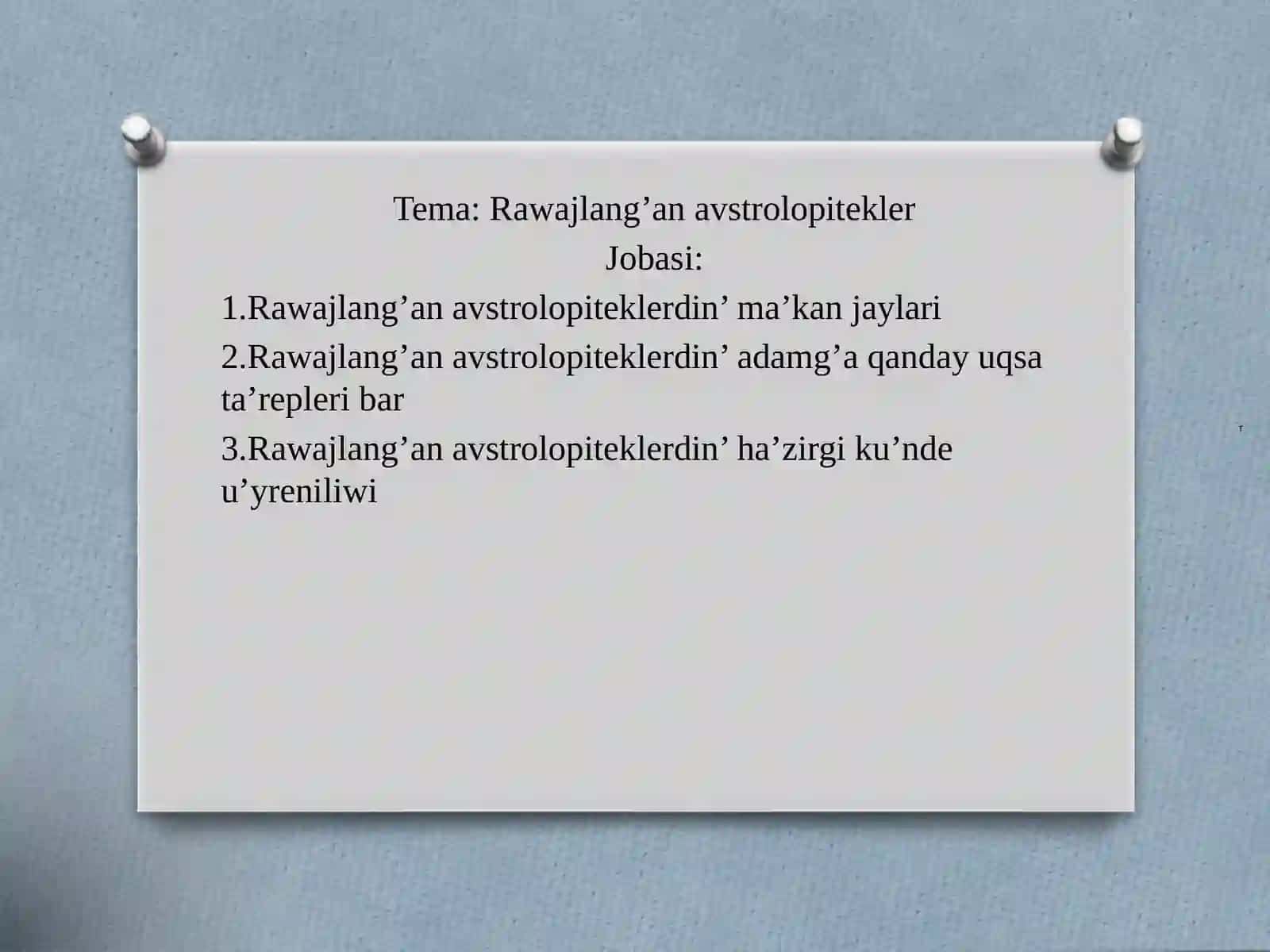 Insan evolyutsiyasi 2