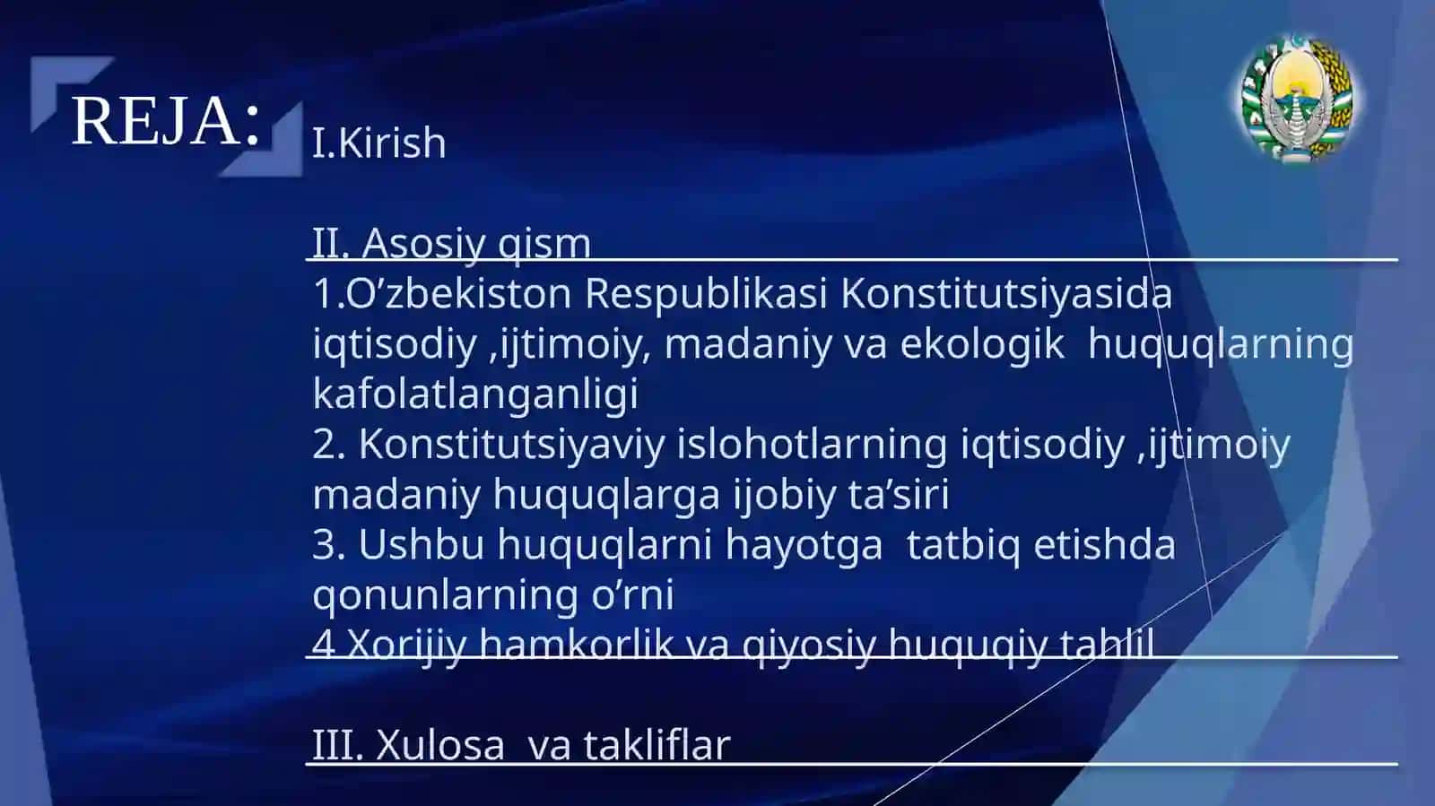 Fuqarolarning iqtisodiy, ijtimoiy, madaniy va ekologik  huquqlar 2