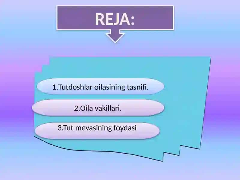 Tutdoshlar oilasi 2