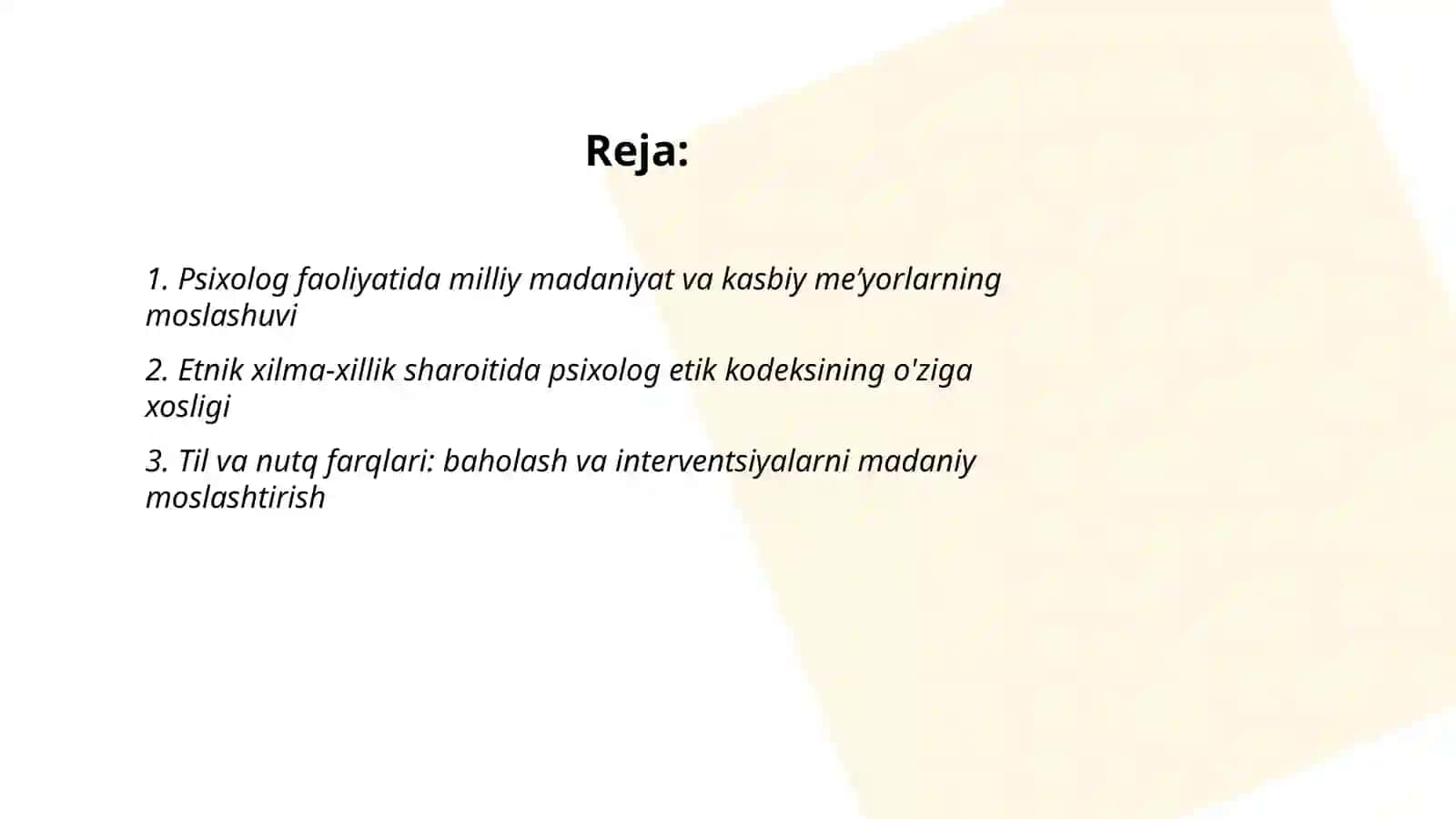 Psixolog faoliyatini etnik muammosi kasbiy meʼyorlarining oʻziga xosligi 2