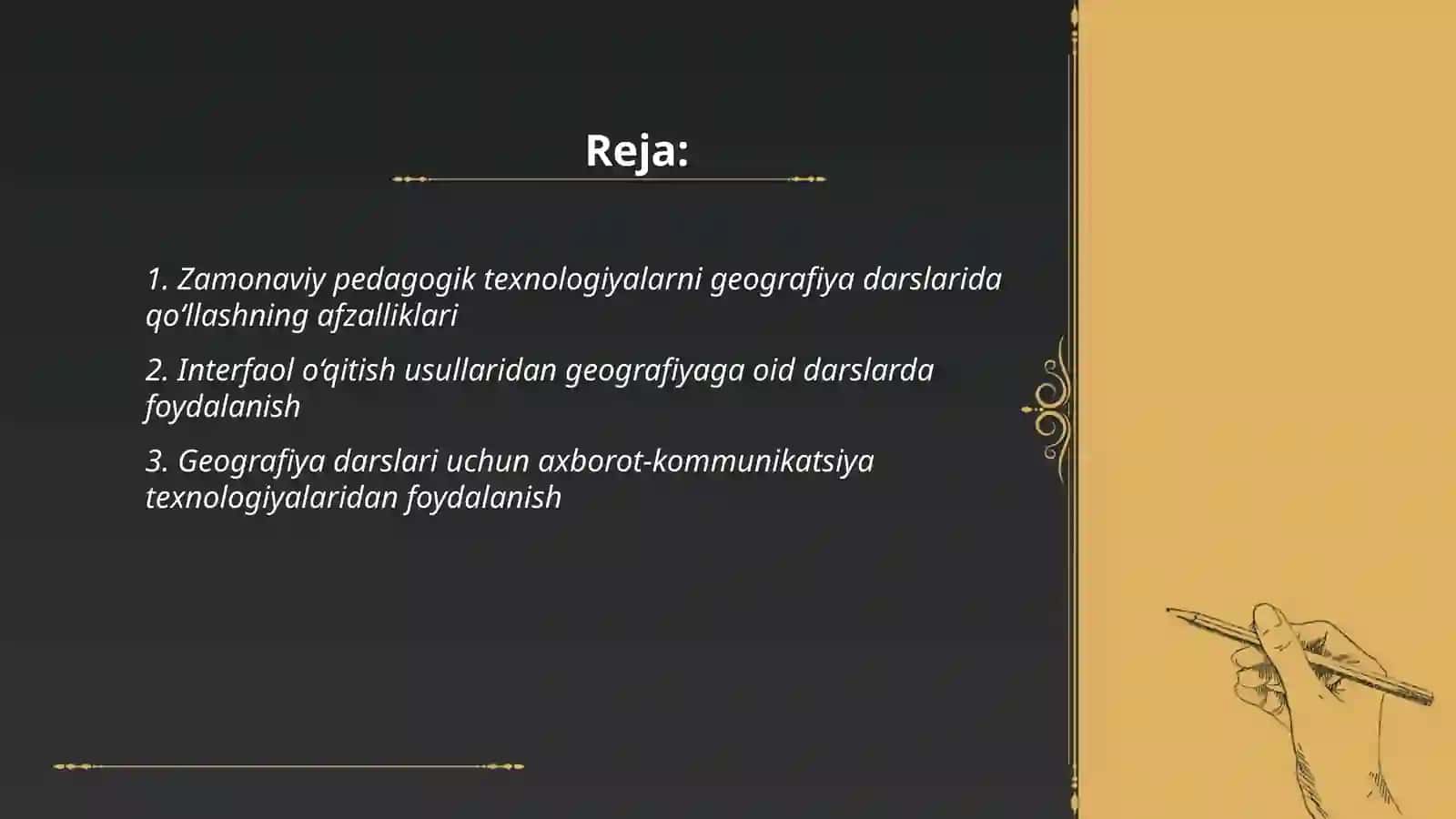 Zamonaviy pedagogik texnologiyalardan foydalanish 2