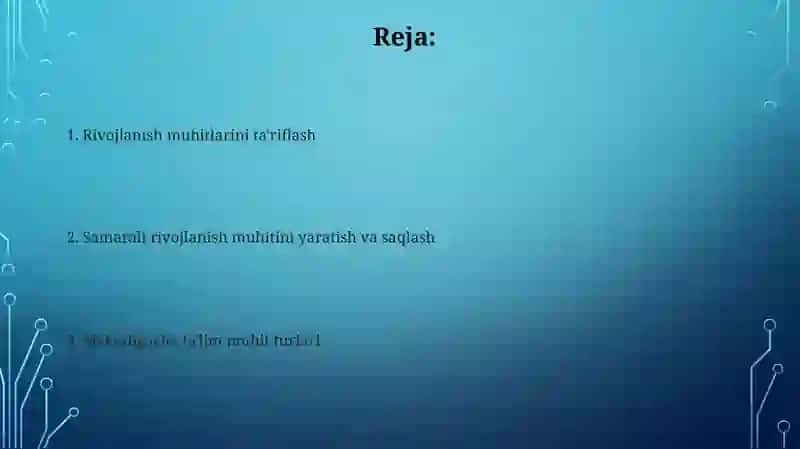 Maktabgacha talim tashkilotlarida rivojlantiruvchi muhit va uning turlari 2