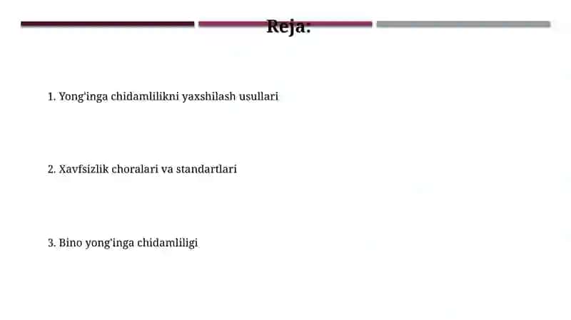 Bino va inshootlarning yonğinga chidamliligi va uni oshirish yollari 2