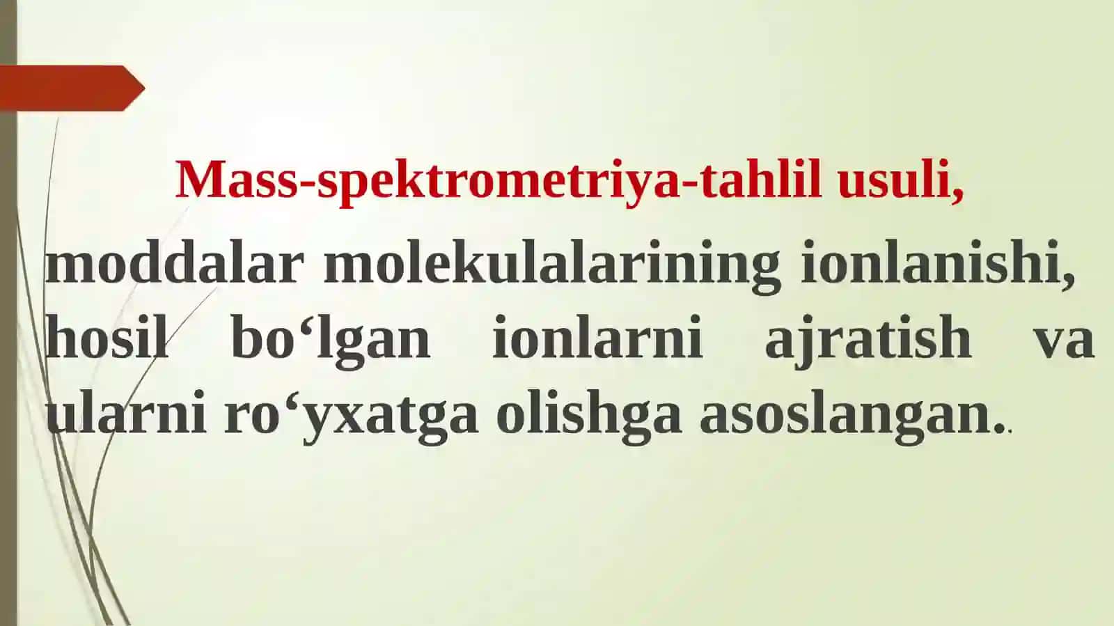 MASS SPEKTROMETRIYA 2
