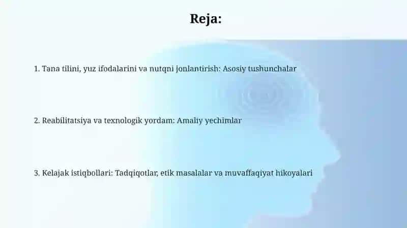 Tana tili, yuz ifodalari va nutq 2