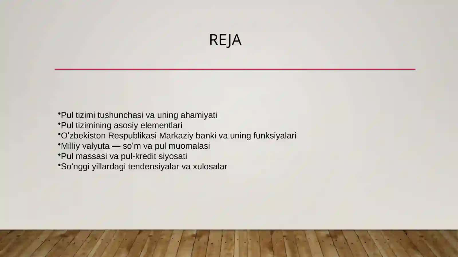 Oʻzbekiston Respublikasi pul tizimi va uning elementlari 2