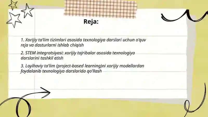 Texnologiya darslarida xorijey talim tizimidan foydalanish 2