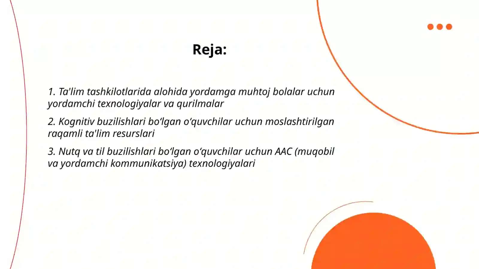 Kognitiv buzilishlari boʻlgan oʻquvchilar uchun moslashtirilgan raqamli ta'lim resurslari 2