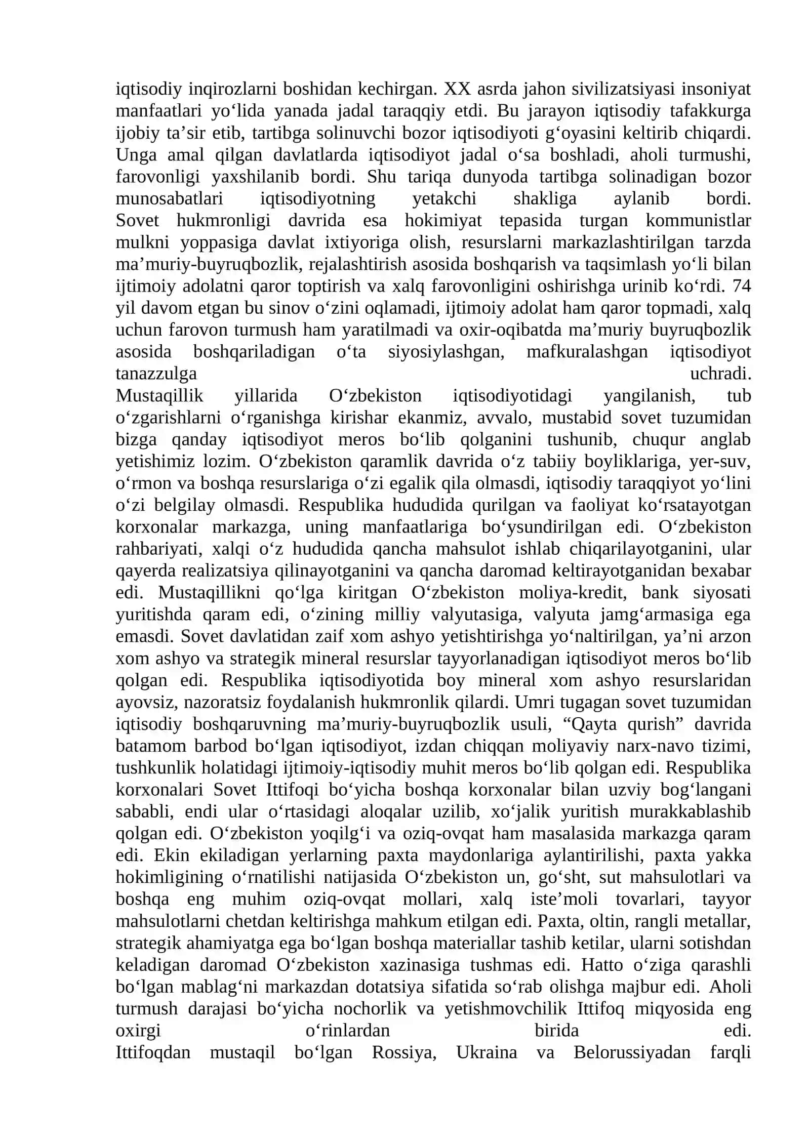 MAVZU IQTISODIY ISLOHOTLAR, XUSUSIY MULKCHILIKNING SHAKLLANISHI 2