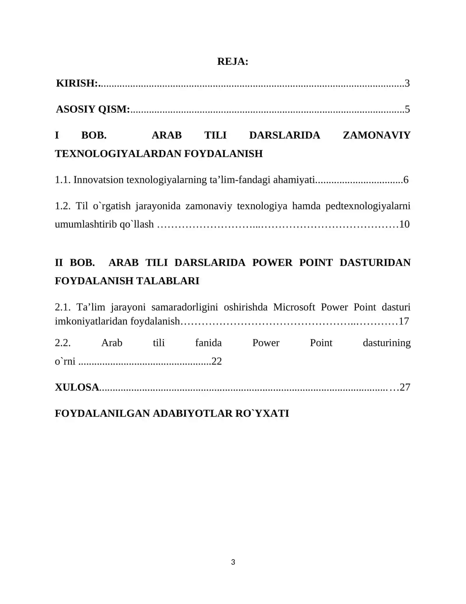 KURS ISHI Arab tili darslarida power pointdan foydalanish 2