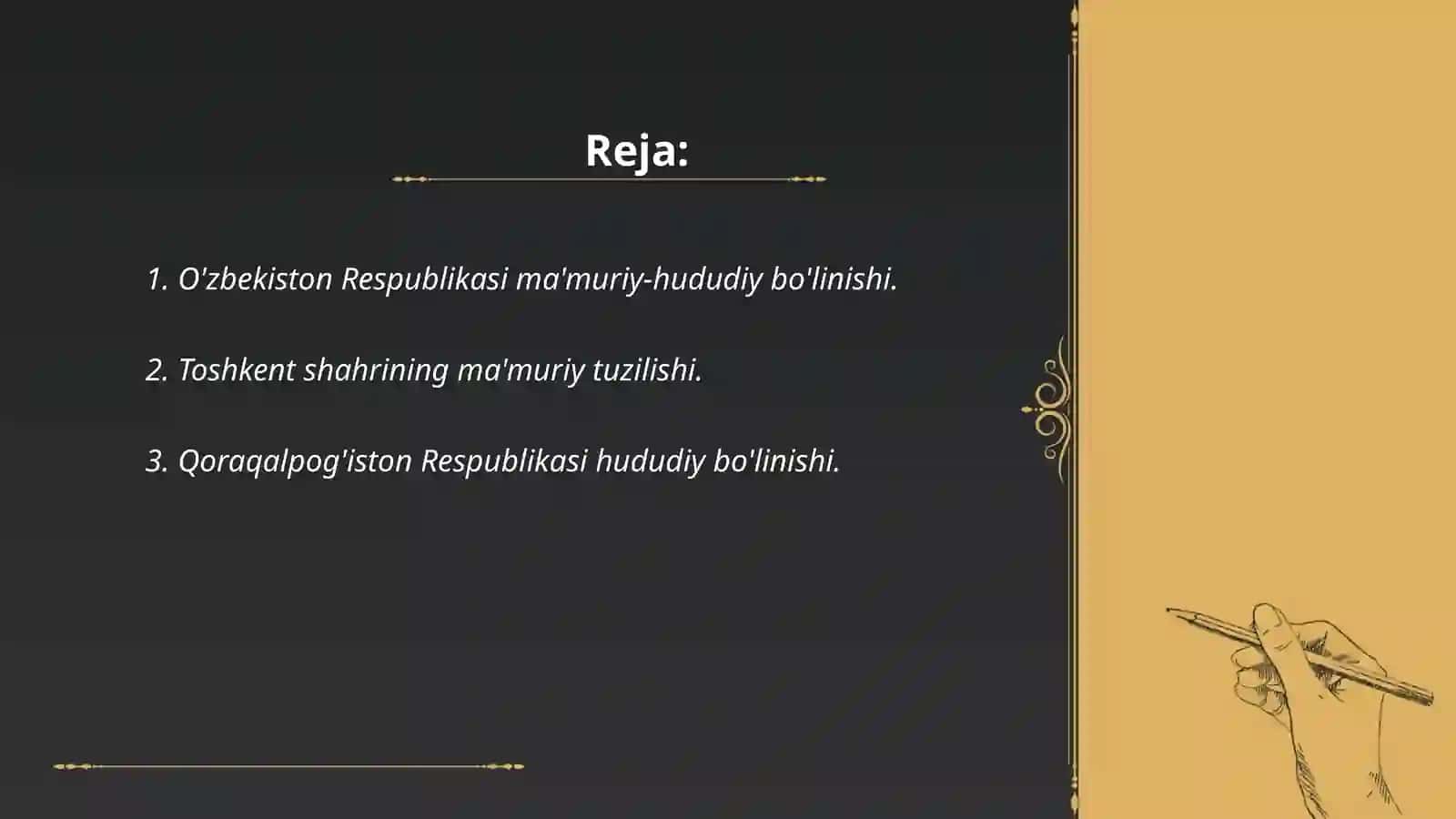 O'zbekiston Respublikasi ma'muriy-hududiy bo'linishi 2