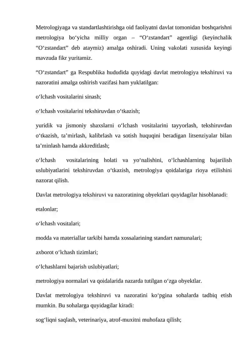 Standartlashtirish bo‘yicha Davlat nazorati 2
