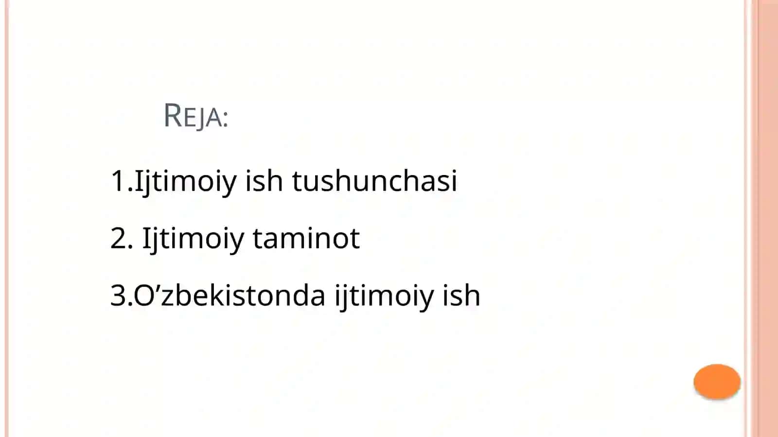 Ijtimoiy ish va ijtimoiy taminot. Asosiy tushuncha va istiqbollari 2