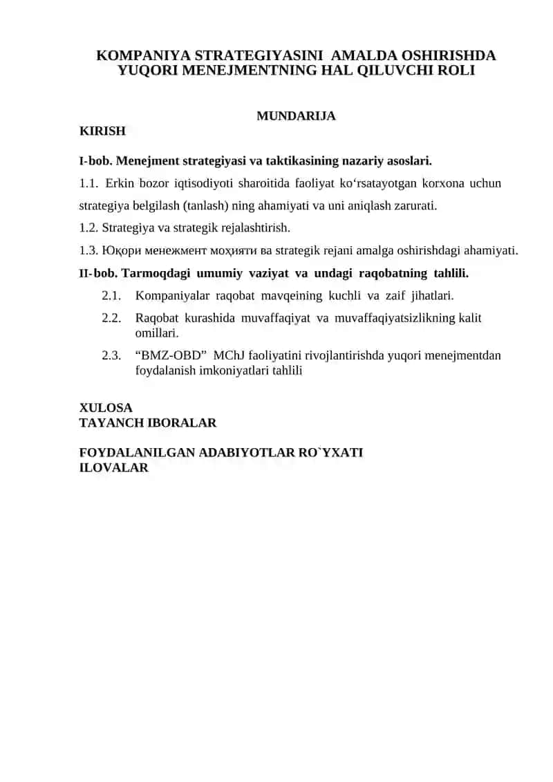 STRATEGIK MENEJMENT 2