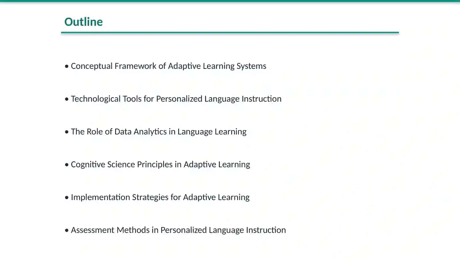 Adaptive learning systems and personalized language instruction(subject-teacjing language methods) 2