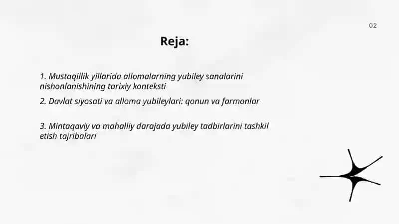 Mustaqillik yillarida allomalarning yubiley sanalarini nishonlanishi 2
