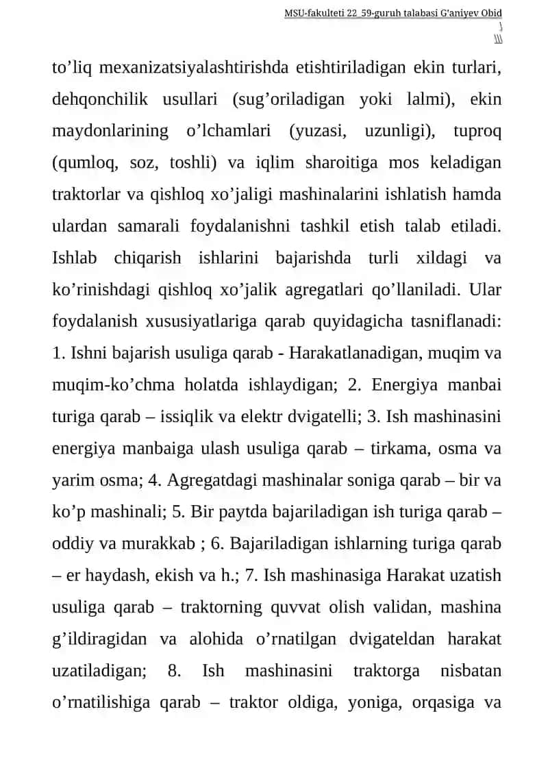 Xorijiy firma qishloq xo'jaligi texnikalarining afzalligi va kamchiligi 2