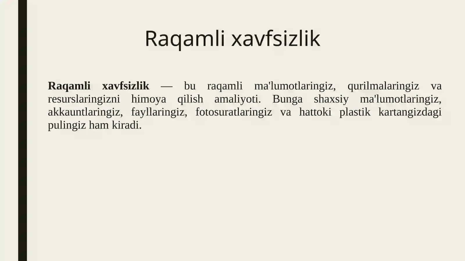 Raqamli xavfsizlik 2